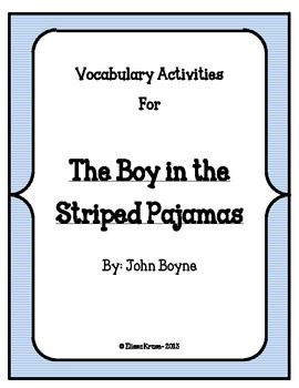 free study guide the boy in the striped pyjamas
