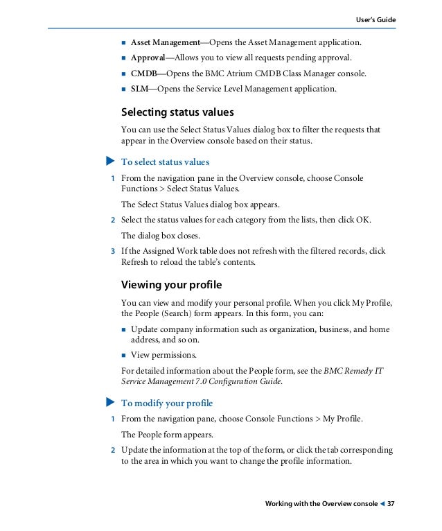 bmc remedy slm user guide