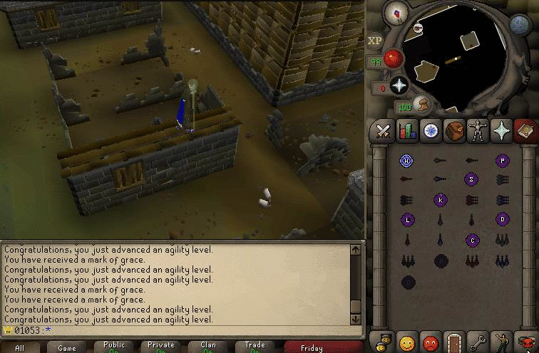 agility 1-99 guide rooftops osrs
