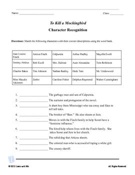 esl guide to kill a mockingbird