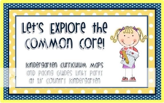 kindergarten common core pacing guide
